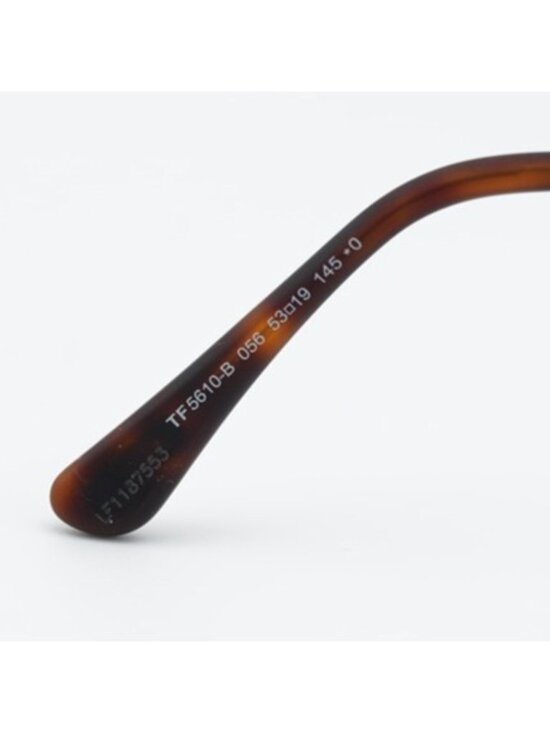 Tom Ford FT5610-B 056 Eyeglasses Havana 53mm Square Frame, Blue Light Block main image 5